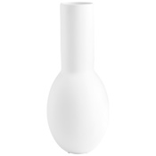 Cyan Design Impressive Impressions 21-1/4" Tall Ceramic Vase Matte White