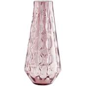 Cyan Design Geneva 17-1/2" Tall Glass Vase Blush