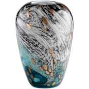Cyan Design Prismatic 11" Tall Glass Vase Multi-Colored