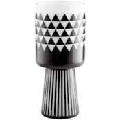 Cyan Design Vector 16-1/2" Tall Glass Vase Black / White
