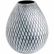 Cyan Design Bozeman 9-1/2" Tall Glass Vase Frosted Gray