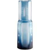 Cyan Design Olmsted 17-1/4" Tall Glass Vase Blue