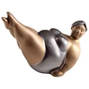Cyan Design Yoga Betty 4.5 Inch High Ceramic Statue Bronze and Black
