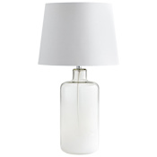 Cyan Design Marisol 1 Light Accent Table Lamp with White Shade White