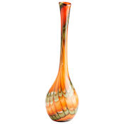 Cyan Design Atu 23.75 Inch Tall Glass Vase Orange
