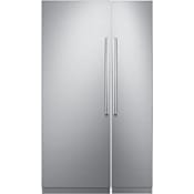 Dacor 30 Inch Wide Left Hinge Column Refrigerator and 18 Inch Wide Right Hinge Column Freezer with iQ RemoteView Cameras Panel Ready