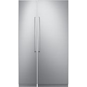 Dacor 30 Inch Wide Right Hinge Column Refrigerator and 18 Inch Wide Left Hinge Column Freezer with iQ RemoteView Cameras Panel Ready