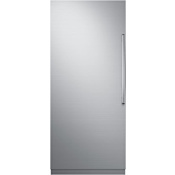 Dacor 36 Inch Wide 21.6 Cu. Ft. Energy Star Rated Professional Column Refrigerator with Left Hinged Door Swing Panel Ready