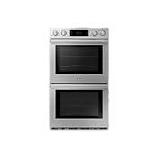 Dacor Transitional 30 Inch Wide 9.6 Cu. Ft. Electric Double Oven with Four-Part Pure Convection Silver Stainless