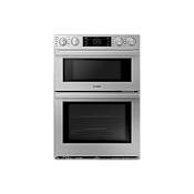 Dacor Transitional 30 Inch Wide 6.7 Cu. Ft. Electric Oven and Microwave Combo with Four-Part Pure Convection Silver Stainless
