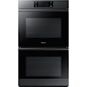 Dacor Contemporary 30 Inch Wide 9.6 Cu. Ft. Double Electric Oven with WiFi Compatibility Graphite Steel