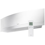 Daikin 12,000 BTU Cooling Mini Split Wall Mount Indoor Unit with Advanced Filtration System and Intelligent Eye Energy Saving Mode White
