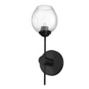 Dainolite Abii 15" Tall Wall Sconce Matte Black