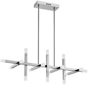 Dainolite Acasia 40" Wide LED Linear Chandelier Polished Chrome