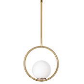 Dainolite Adrienna 10" Wide Pendant Aged Brass