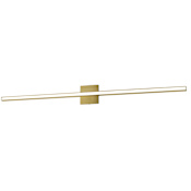 Dainolite Alexander 48" Wide LED Bath Bar Aged Brass / White