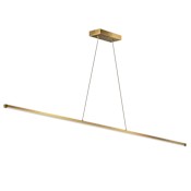 Dainolite Array 48" Wide LED Linear Pendant Aged Brass