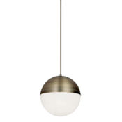 Dainolite Dayana 3 Light 14" Wide Pendant Antique Brass