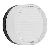 Dainolite Lucia 6" Tall Outdoor Wall Sconce White / Matte Black