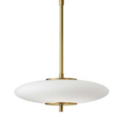 Dainolite Maddie 16" Wide Pendant Aged Brass