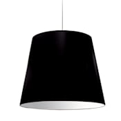 Dainolite Oversized Drum 26" Wide Pendant Black