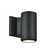 Dainolite Oslo 7" Tall Outdoor Wall Sconce Matte Black