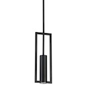 Dainolite Pauline 5" Wide Mini Pendant Matte Black