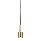 Dainolite Rhoswen 4" Wide Mini Pendant Aged Brass