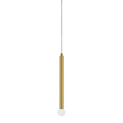 Dainolite Sanya 1" Wide Mini Pendant Aged Brass