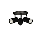 Dainolite Taylor 3 Light 13" Wide Accent / Spot Lights Ceiling Fixture Matte Black
