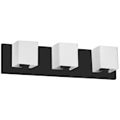 Dainolite Verona 3 Light 19" Wide Bathroom Vanity Light Matte Black