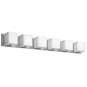 Dainolite 6 Light Vanity Polished Chrome