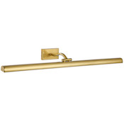 Dainolite Yvonne 32" Wide Picture Light Aged Brass / Frosted