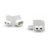 DALS Lighting PowerLED Left and Right L-Connectors Black