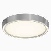 DALS Lighting Bloom 12" Wide Dual Light LED Flush Mount Ceiling Fixture - 3000K & 1570 Lumens Satin Nickel