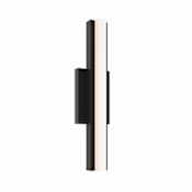 DALS Lighting Architect Wall 19" Tall Outdoor Smart Wall Sconce Black