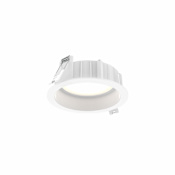 DALS Lighting Notch 4" Integrated LED Baffle Recessed Trim with Shade White