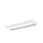 DALS Lighting Fixed Hardware Linear 12" Wide LED Under Cabinet Light Bar - 3000K & 120 Volt White
