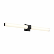 DALS Lighting Nobel 2 Light 5" Wide LED Bath Bar Black