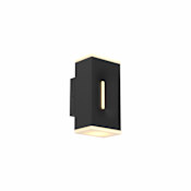 DALS Lighting Profile 9" Tall LED Wall Sconce Black