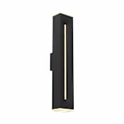DALS Lighting Profile 25" Tall LED Wall Sconce Black