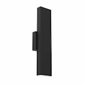 DALS Lighting Pinpoint Wall 18" Tall LED Wall Sconce Black