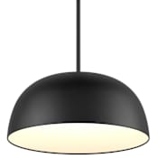 DALS Lighting Napa 20" Wide LED Pendant / Converts to Flush Mount Black
