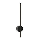 DALS Lighting Midnight 24" Tall Outdoor Wall Sconce Black