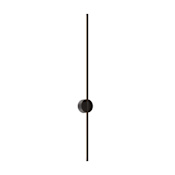 DALS Lighting Midnight 48" Tall Outdoor Wall Sconce Black