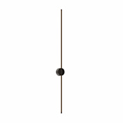 DALS Lighting Midnight 60" Tall Outdoor Wall Sconce Black