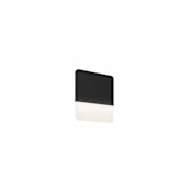 DALS Lighting Alto 7" Tall Switchable Color Temperature LED Outdoor Wall Sconce Black