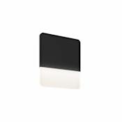DALS Lighting Alto 10" Tall Switchable Color Temperature LED Outdoor Wall Sconce Black