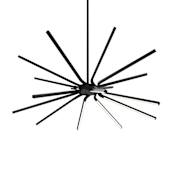 DALS Lighting Star Series 16 Light 30" Wide LED Sputnik Chandelier Black