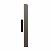 DALS Lighting Gemini 24" Tall Outdoor Wall Sconce Black